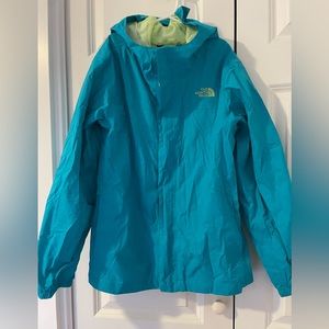 Girls L (14-16) North Face rain coat